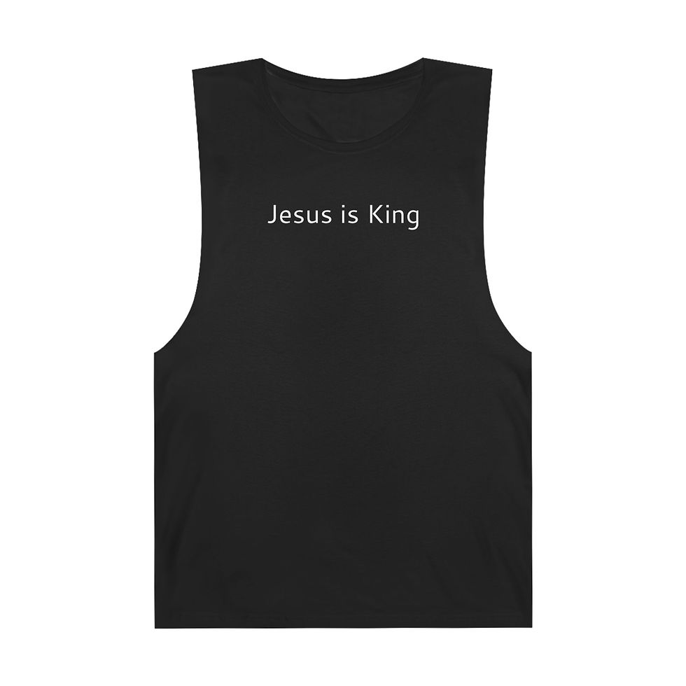 Thumbnail: Jesus is King Tank Unisex