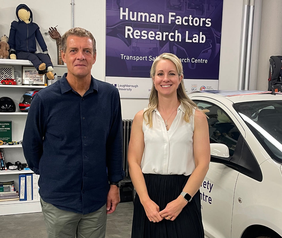 A great catch-up with Andrew Morris, Professor of Human Factors in Transport Safety at Loughborough University & Director of the Transport Safety Research Centre