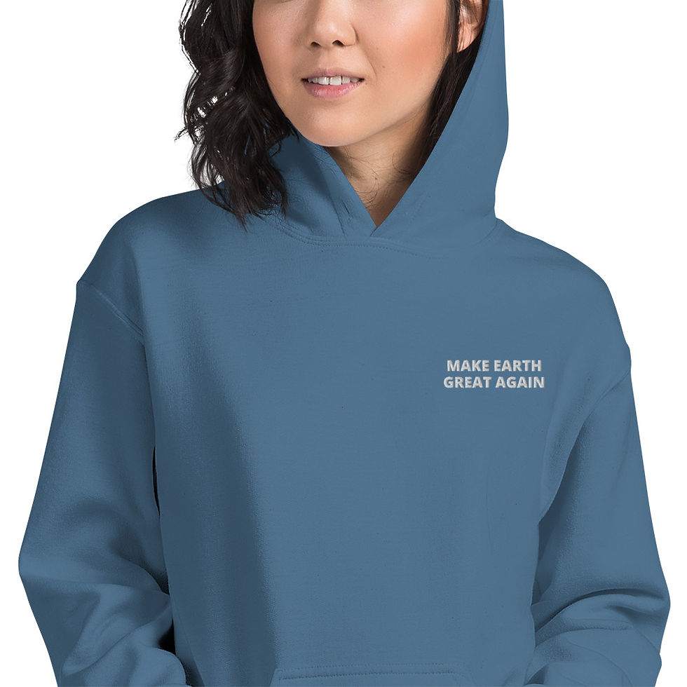 MEGA Unisex Hoodie - Indigo Blue