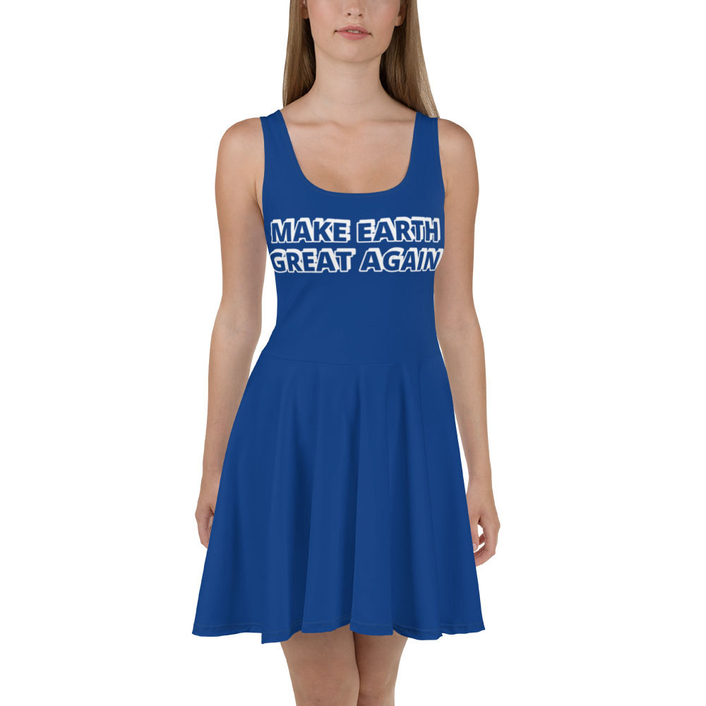 MEGA Skater Dress - BLUE