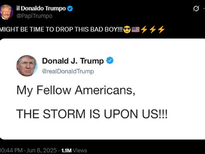 6/9/2025 - PART 2 - Trump hints Storm is Upon us! Calls for Arrests!