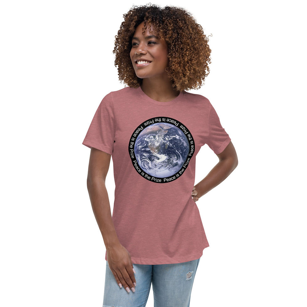 Thumbnail: Peace Is The Prize Women's Relaxed T-Shirt