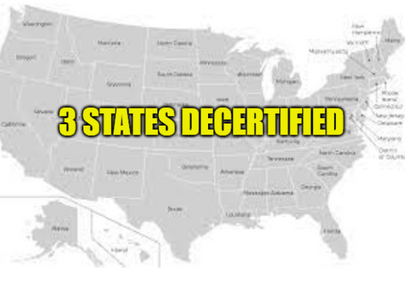 3 States Decertified! Prayers changes things!!