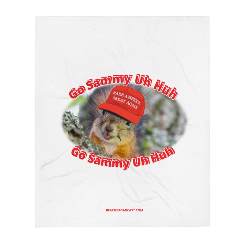 GO SAMMY Throw Blanket- (Fleece)