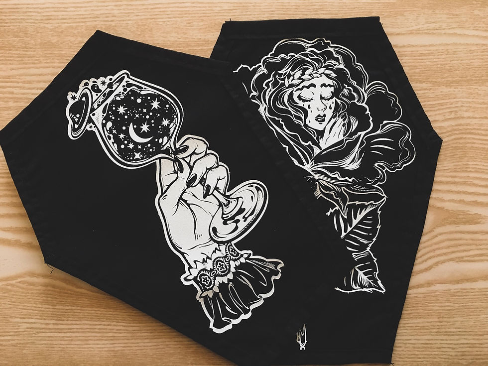 2 pack Coffin cloths