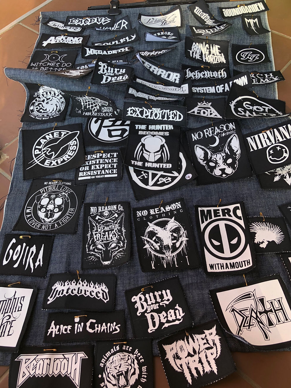 Band Patches 1 noreasonclothing 🌙