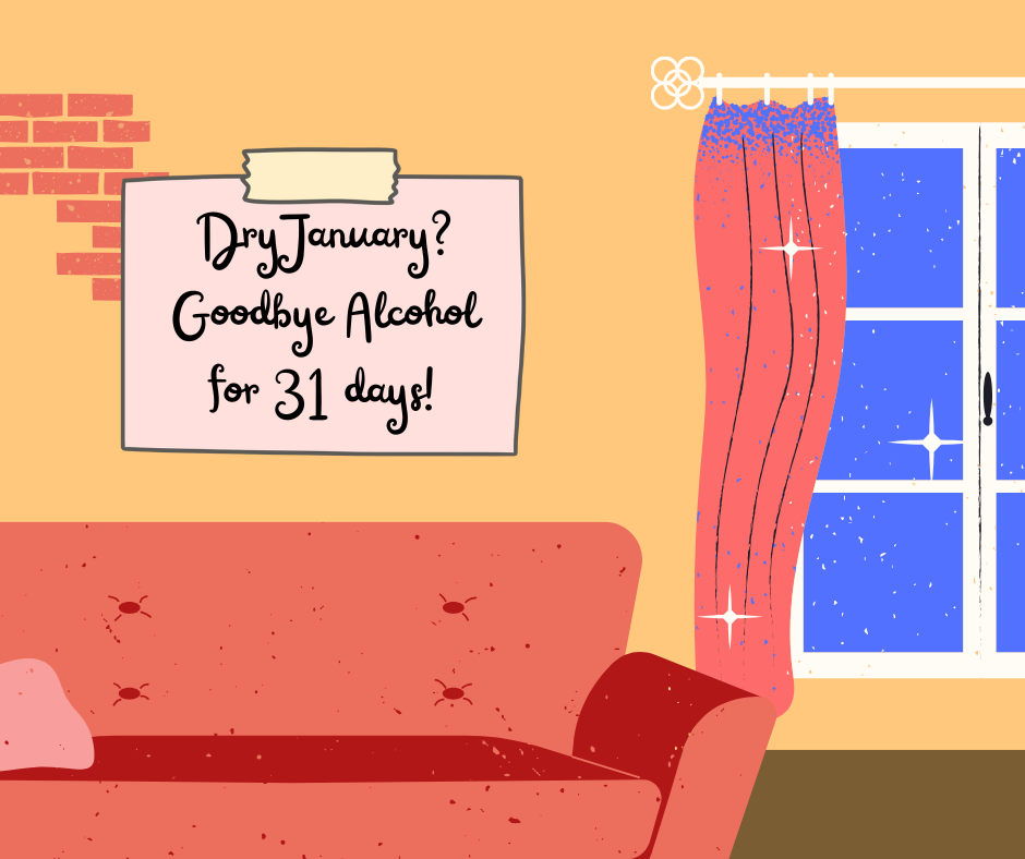 Dry January is a 31 day period of sobriety for improved health and wellness