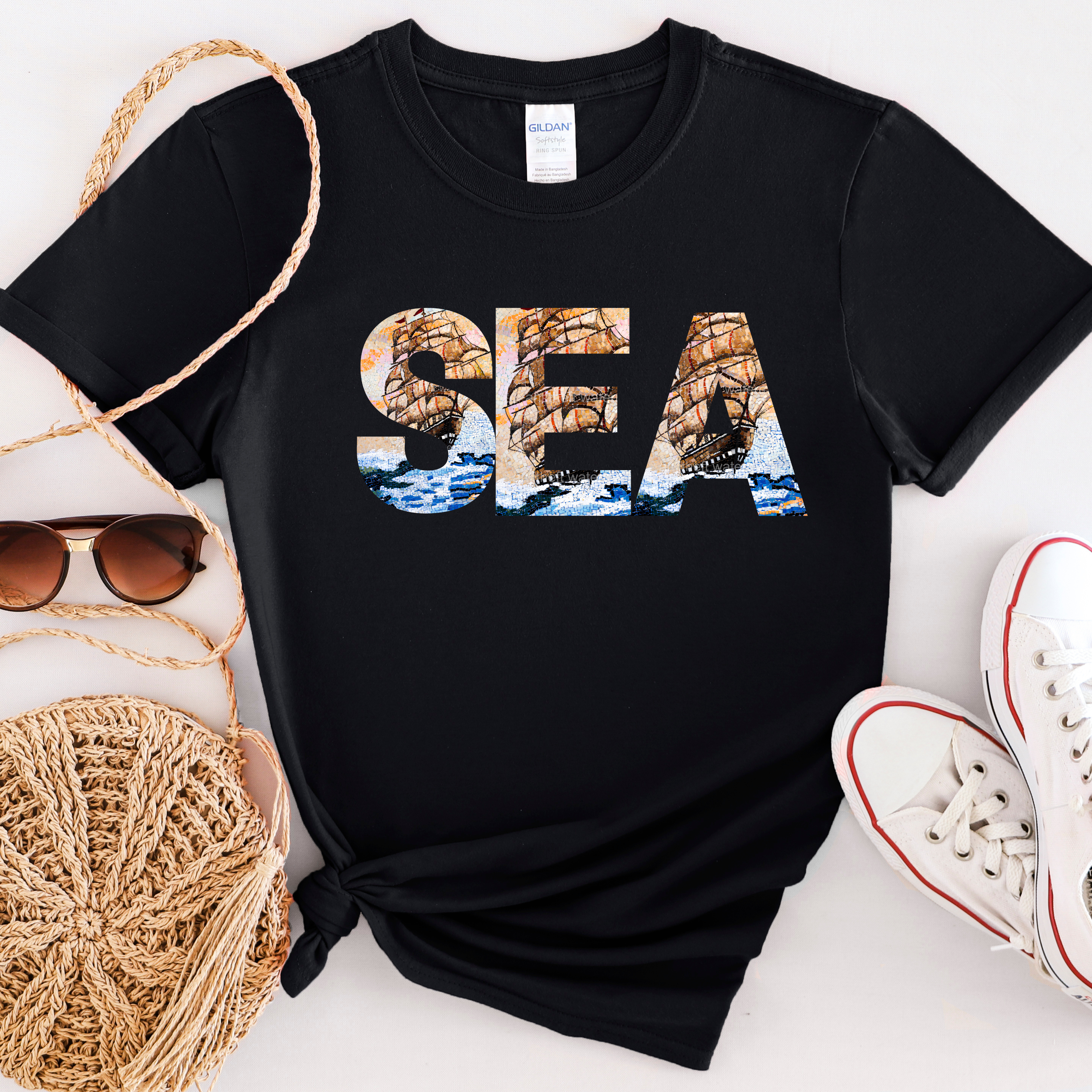 Sea T-shirt softstyle