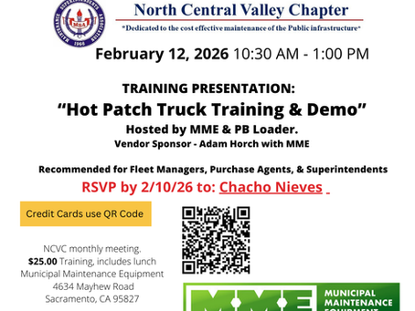 NCVC Chapter Meeting 2-12-26