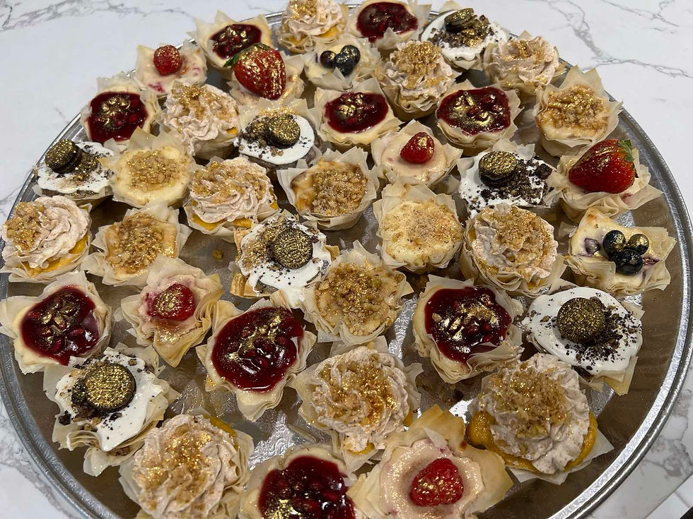 Mini Baklava Cheesecake