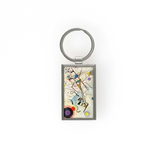 Kandinsky Modern Art Key Ring | Lucy Lu Designs