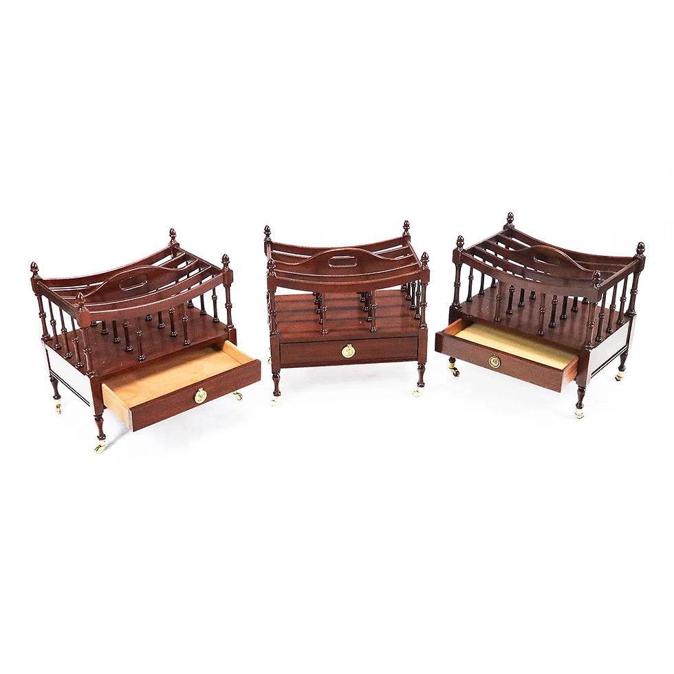 Thumbnail: Three Mahogany Canterburys