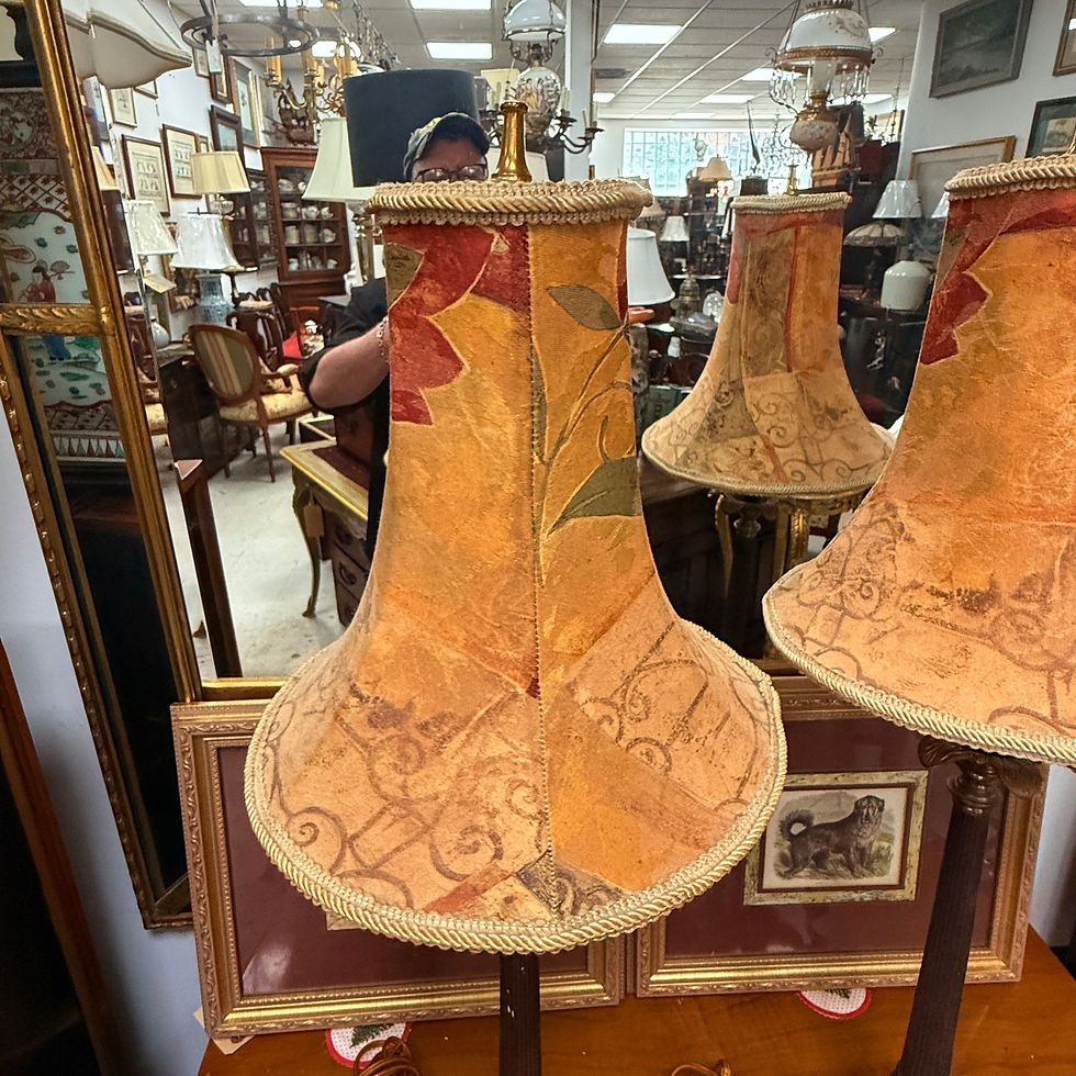 Thumbnail: Pair of Empire Style Table Lamps