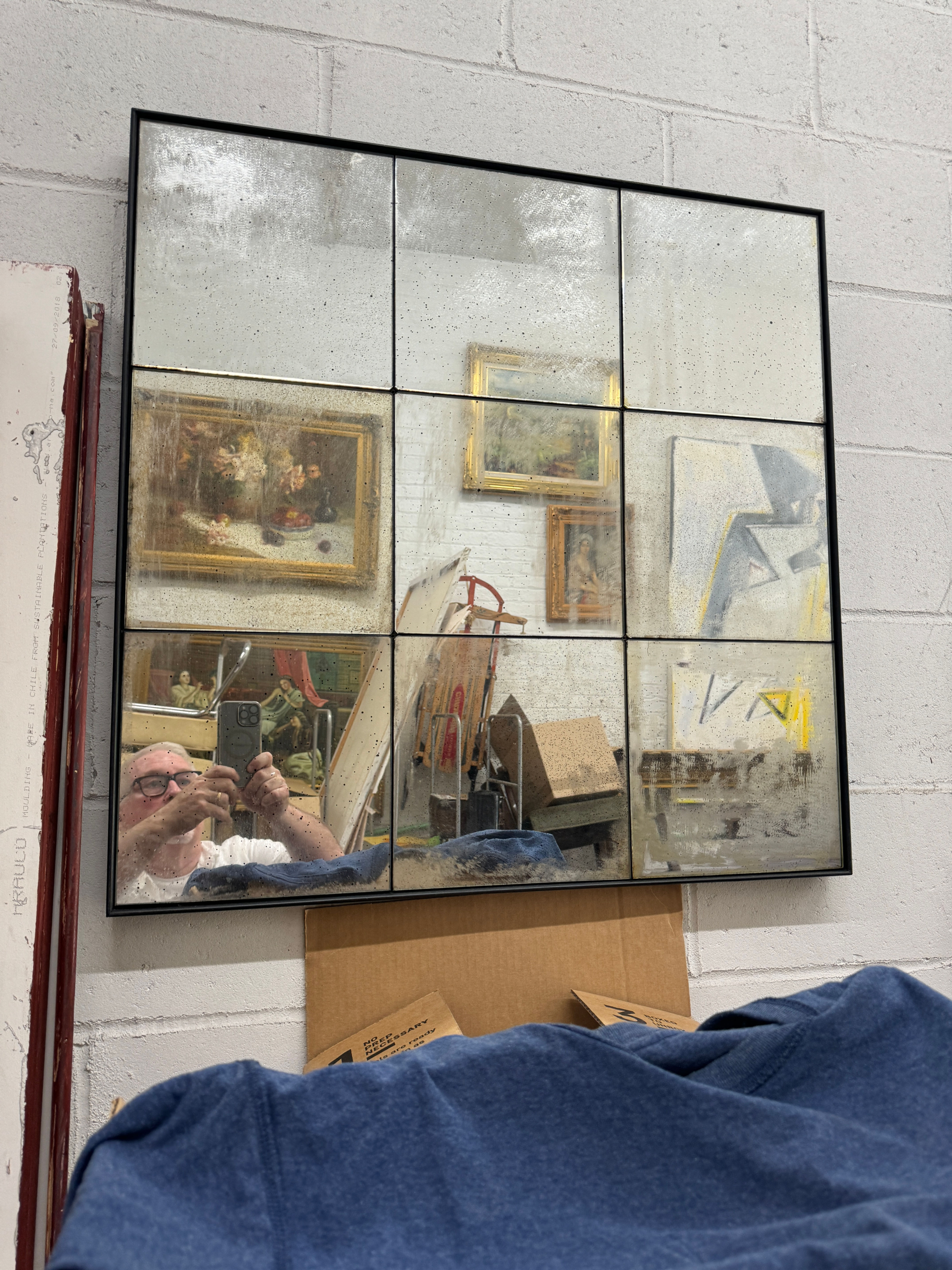 Pottery Barn's Markle Antique Glass Panel Mirror