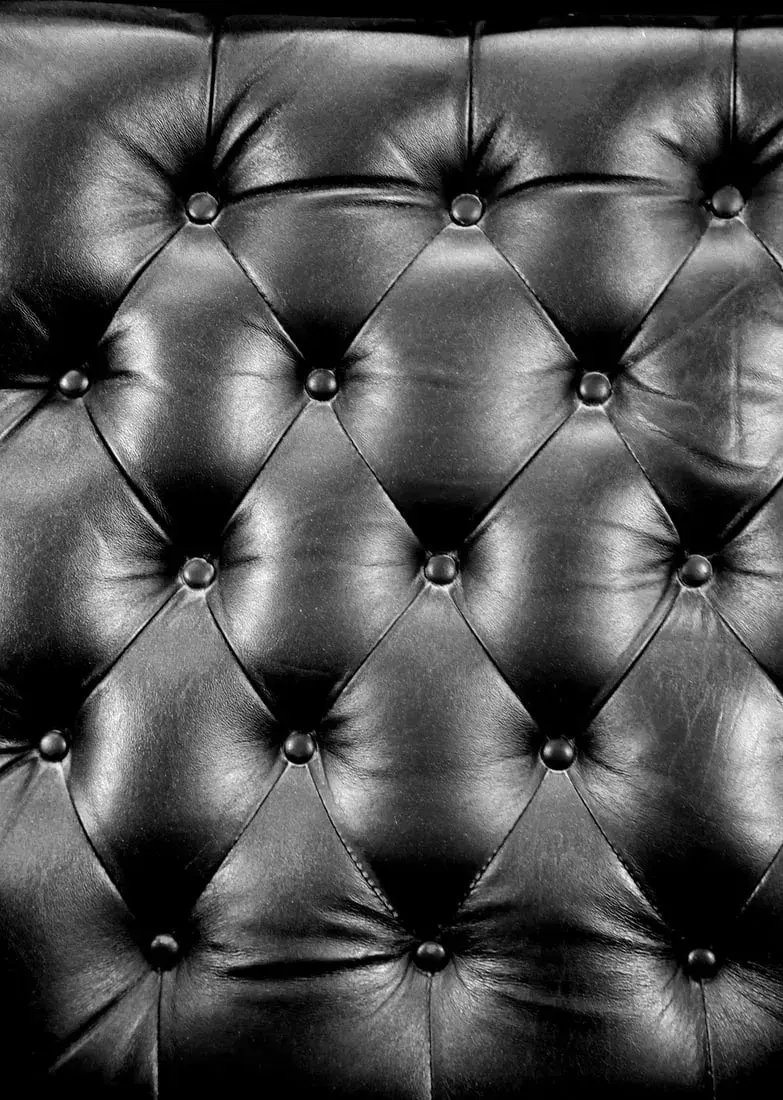 Thumbnail: Button Tufted Black Leather Executive Chair