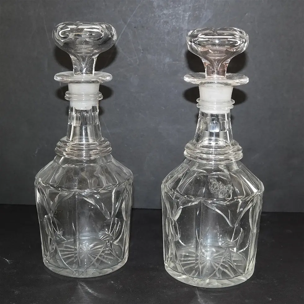 Thumbnail: Large Group of English & French Glassware