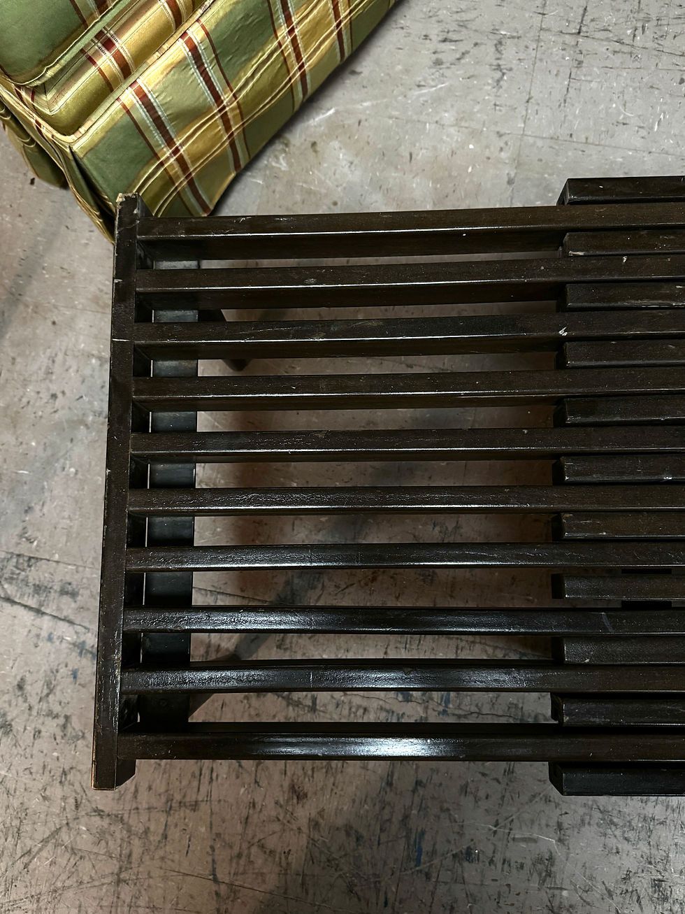 Thumbnail: Mid Century Slat Bench w/ Extending Sides