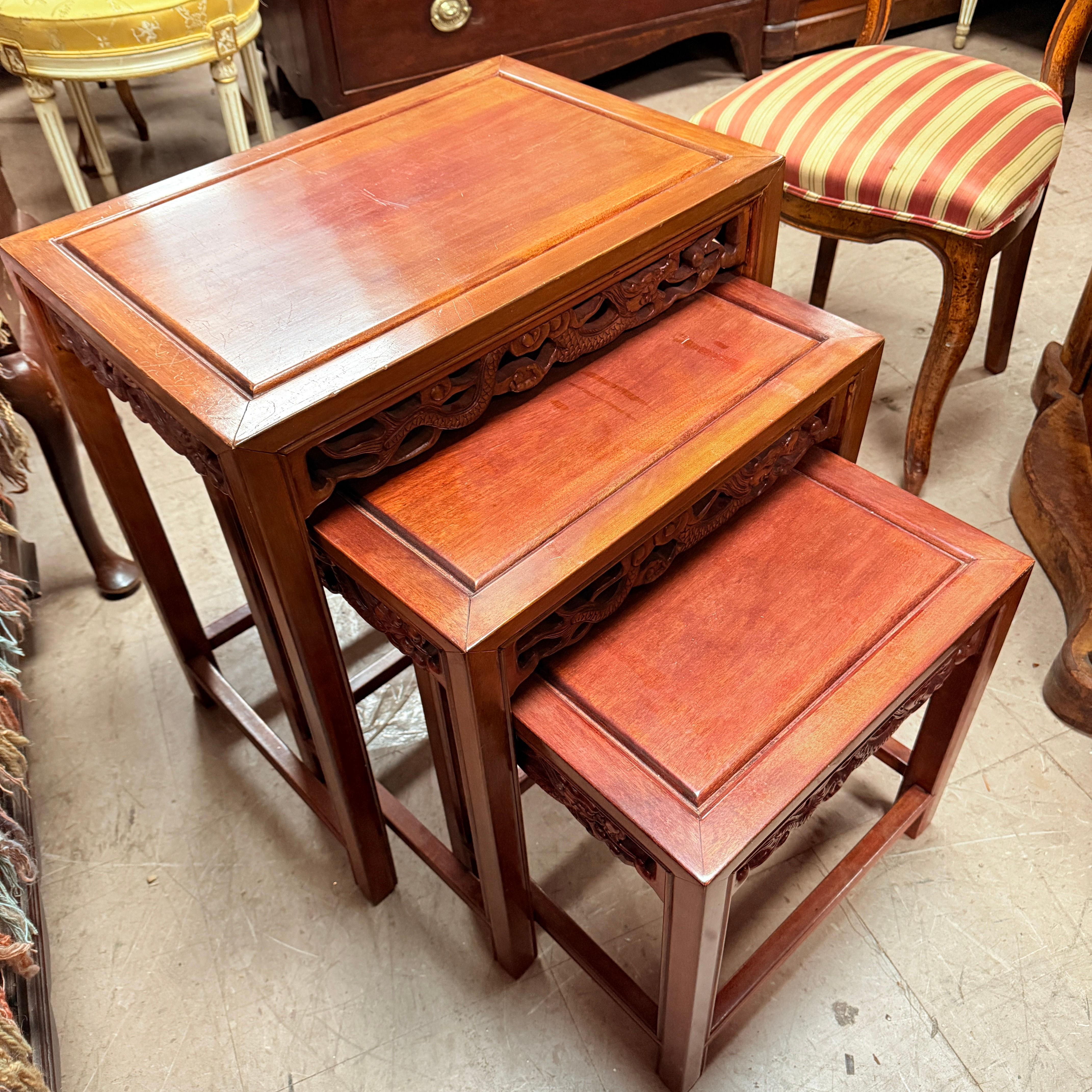 Chinese Nesting Table Set