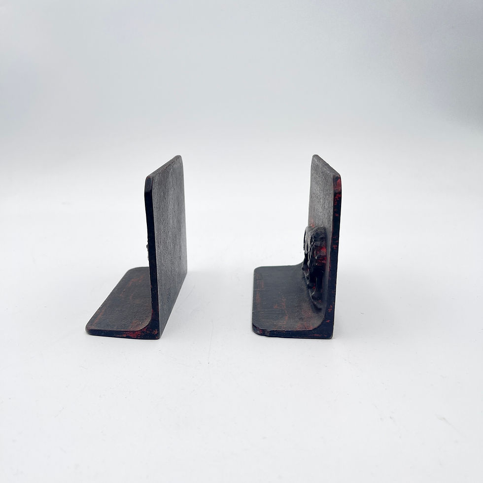 Thumbnail: Cast Iron Bookends with Lions