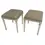 Thumbnail: A Pair of Neoclassical Style Silver Gilt Stools
