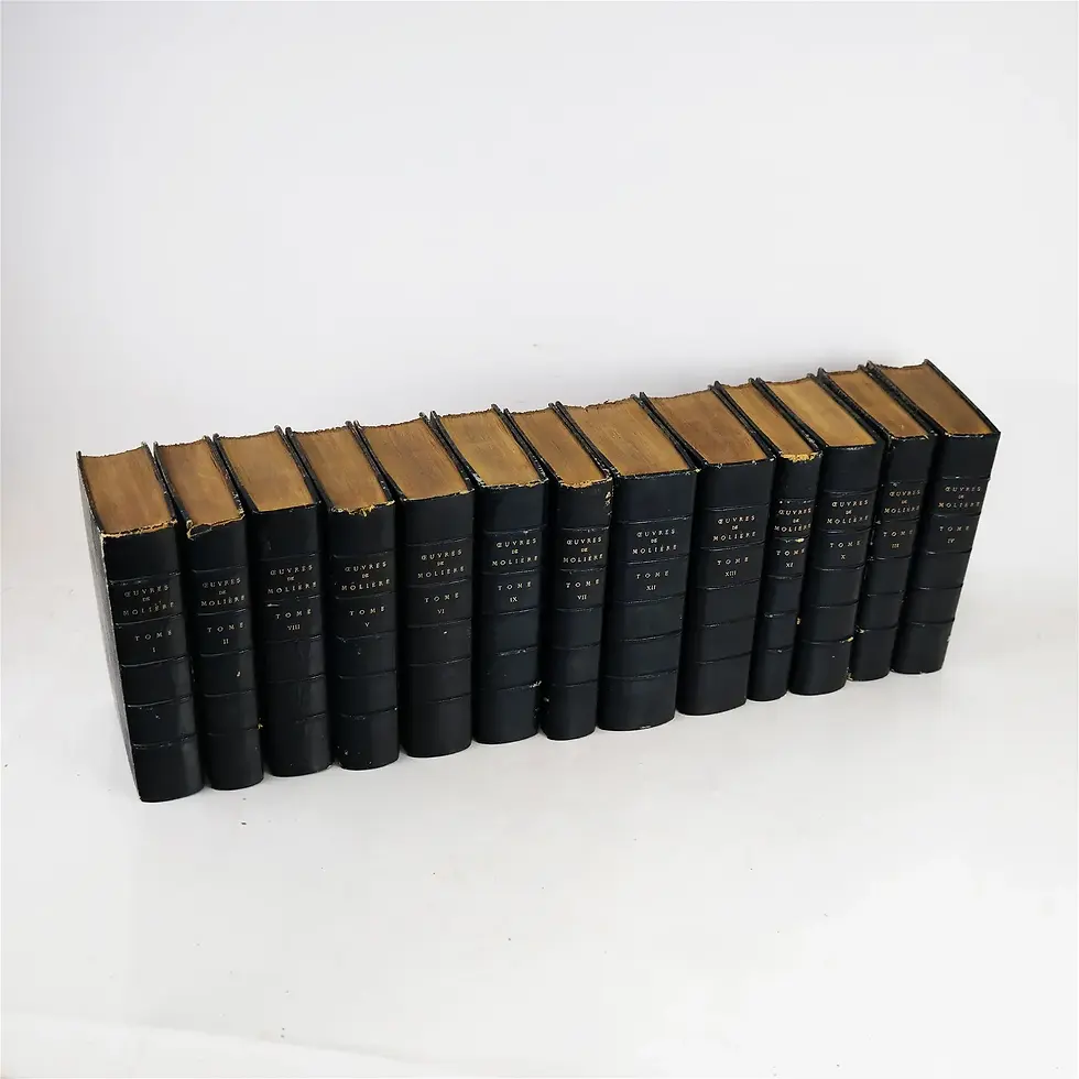 Thumbnail: Works of Moliere - 13 Volumes, Circa 1900
