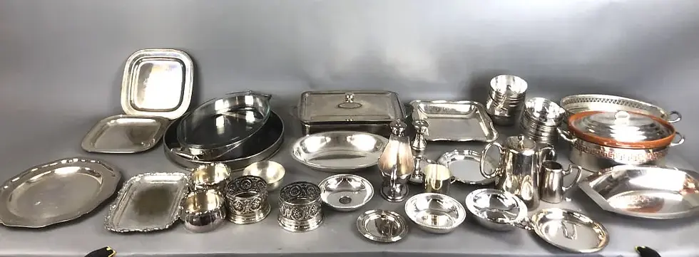 Assorted Continental Silver Plated Articles