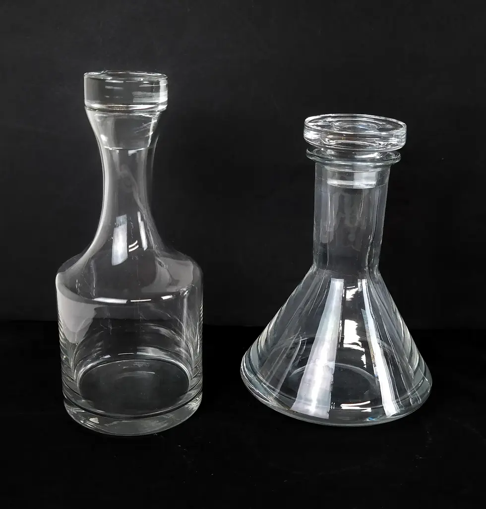 Thumbnail: Group of Glass and Crystal Decanters & Pitcher