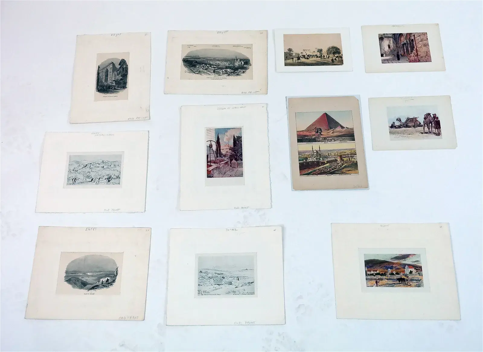 Group of Vintage Egypt Prints (11 Pcs.)