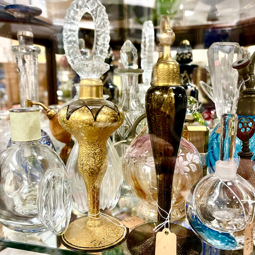 Thumbnail: Large Collection of Assorted Vanity and Vintage Perfume Bottles