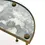 Thumbnail: Pair of Mid-Century Mirrored Demilune Side Tables