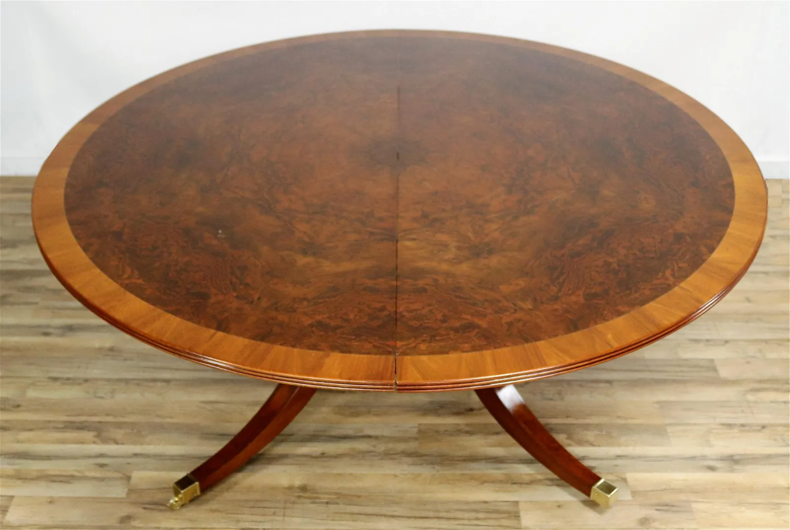 72" Round Mahogany Dining Table Koch Antiques