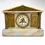 Thumbnail: Neo Classical Gilt Brass Mounted Onyx Mantle Clock
