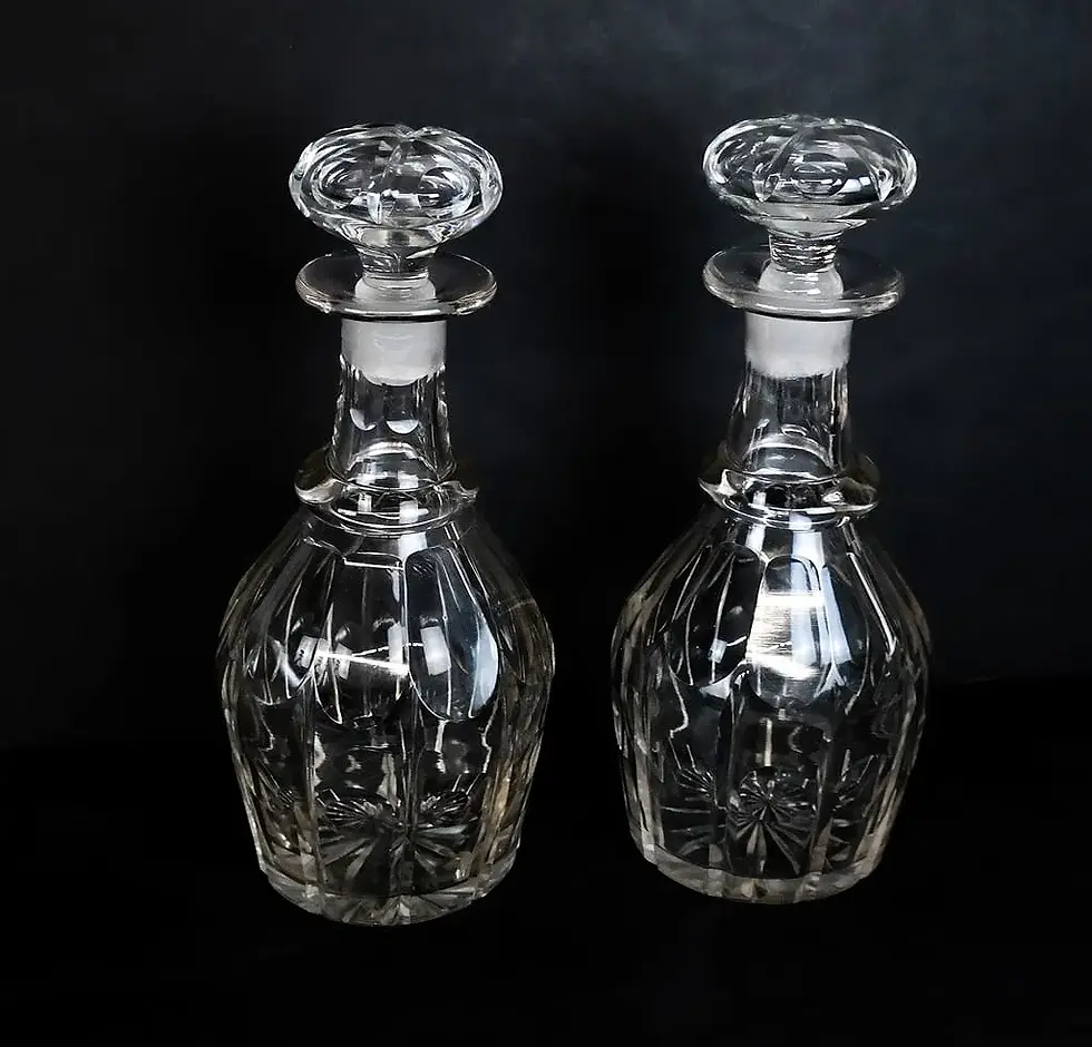 Thumbnail: Six Decanters including Baccarat