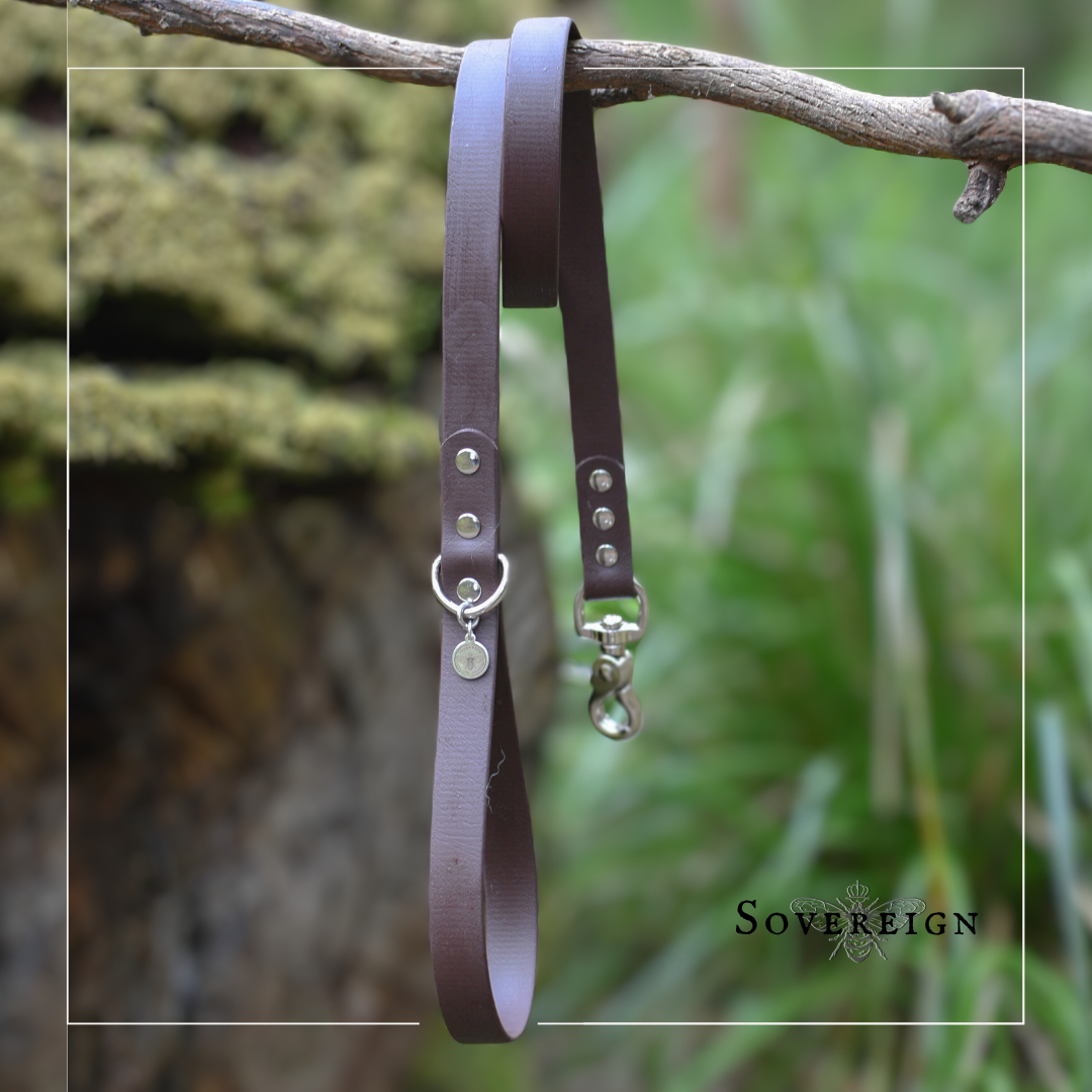 Mahogany Leash 19mm- Heritage Collection