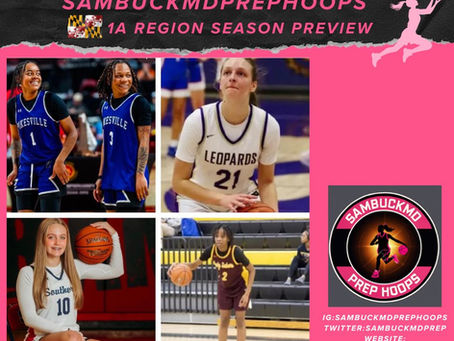 25-26 Maryland Public Girls Basketball: 1A Region Season Preview
