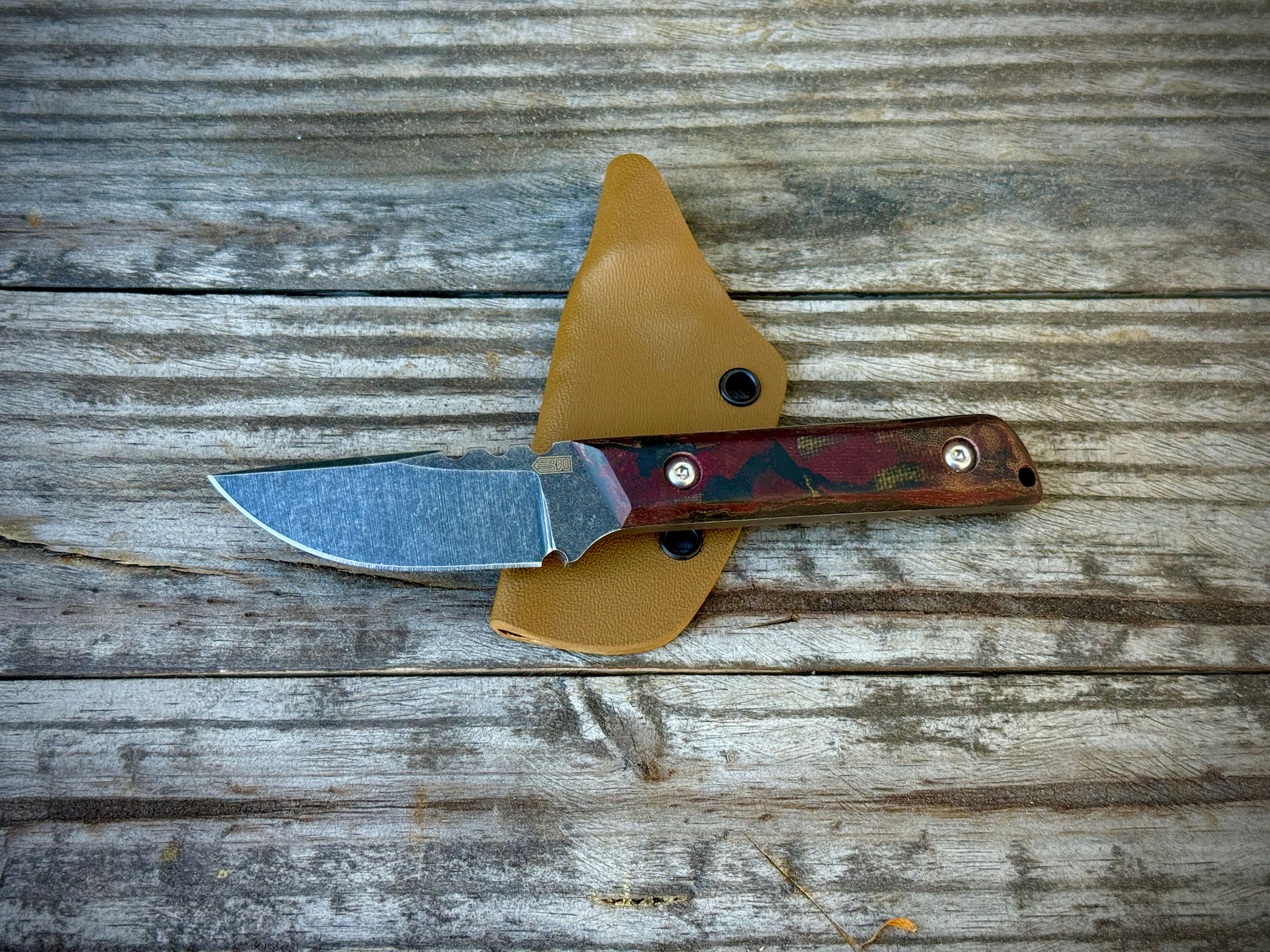 Thicker Clipper - Rag Micarta