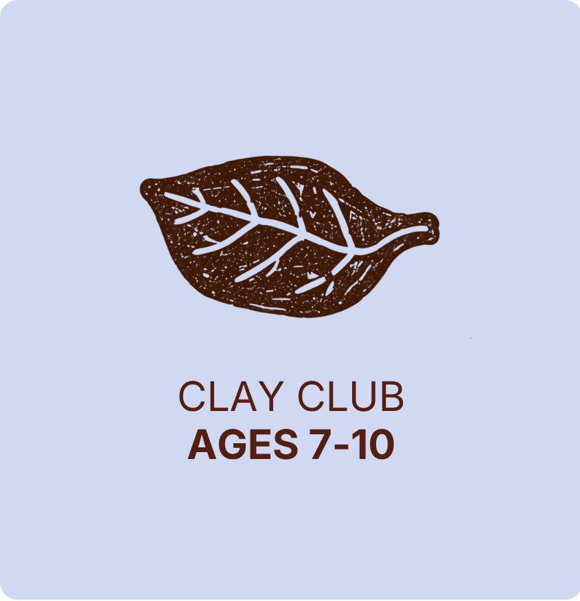 Clay Club (Ages 7-10): Fall Sessions