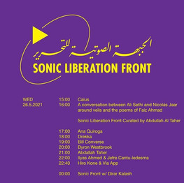 SONIC LIBERATION FRONT - RADIO ALHARA