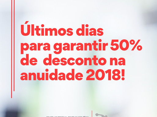 50% desconto termina em 31 de janeiro