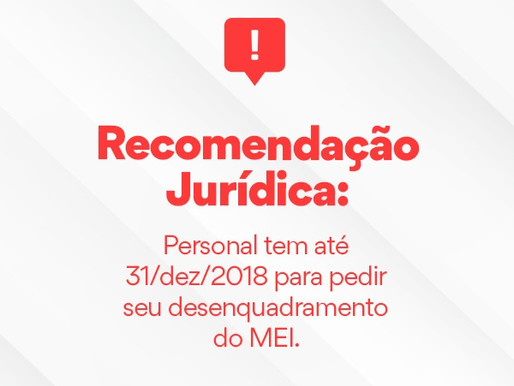Jurídico do CREF7 apresenta parecer sobre o desenquadramento do MEI