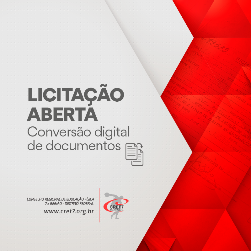 licitação cref7 2018
