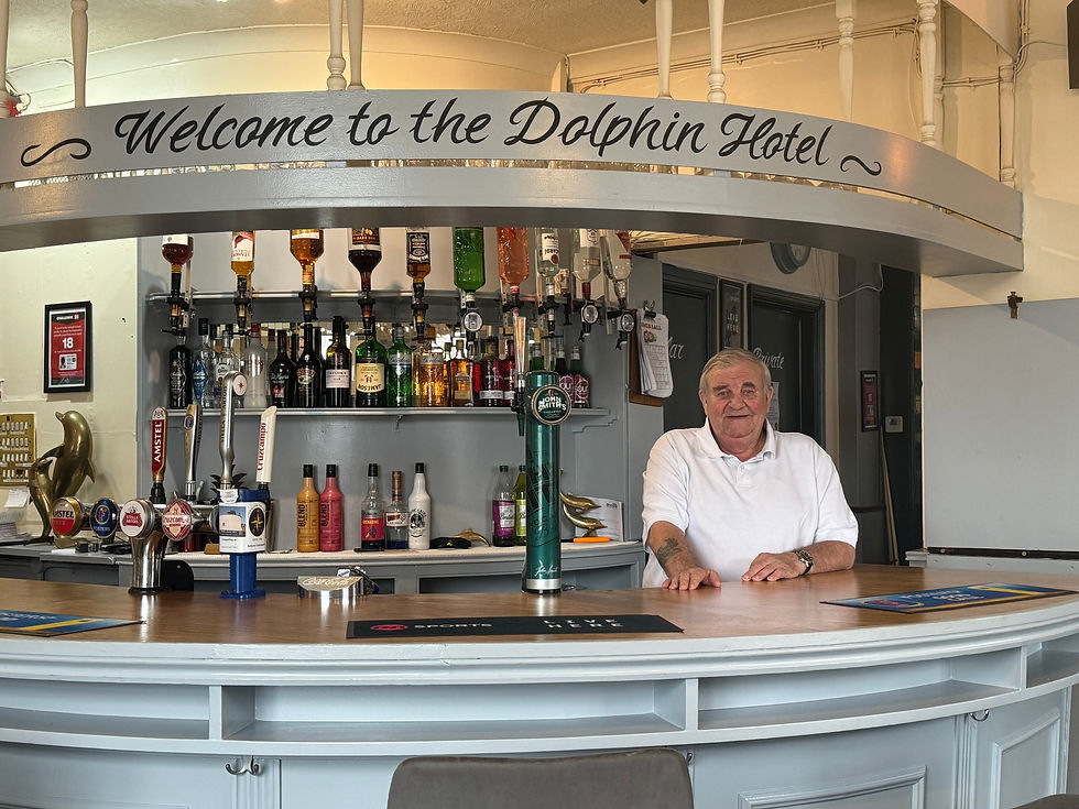 John the manager of The Dolphin Pub and Hotel Felixstowe