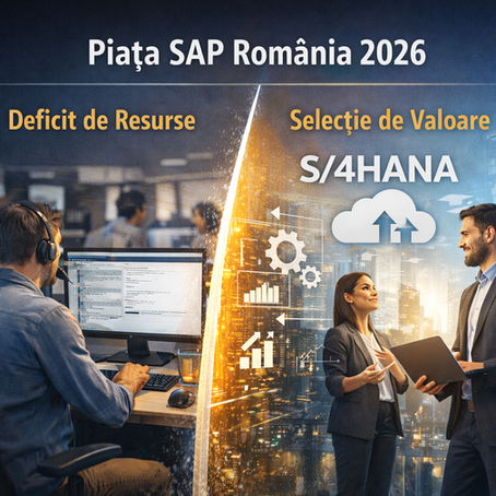 Piața SAP din România în 2026: migrarea la S/4HANA și redefinirea valorii consultantului SAP