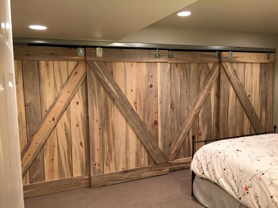 Barn Door Storage Closet