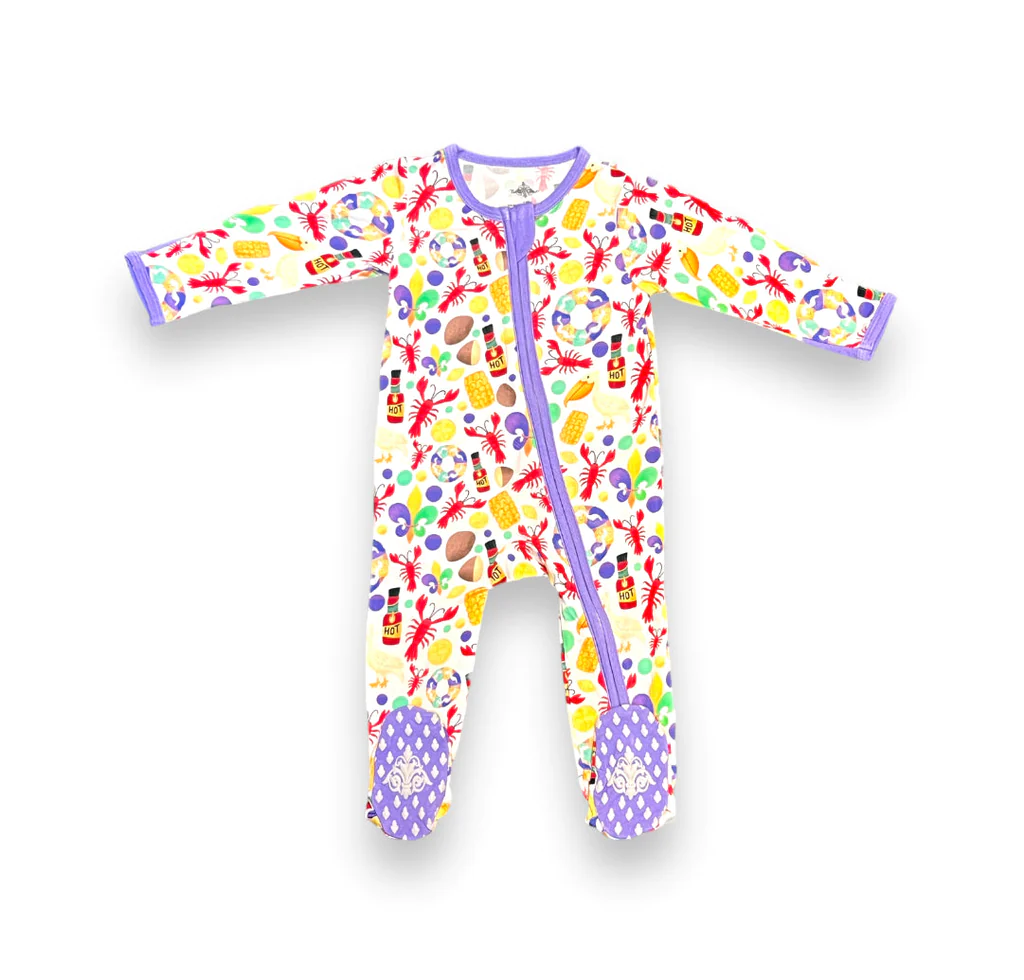 Mardi Gras Crawfish Romper