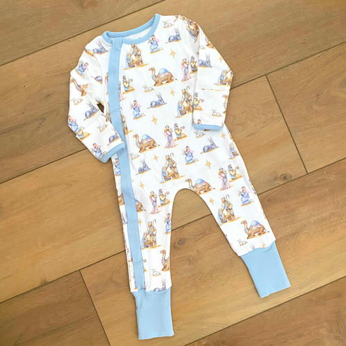 Nativity Footed Pajamas Little Sunshine Shop