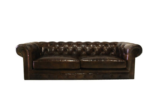 Brown Leather Couch