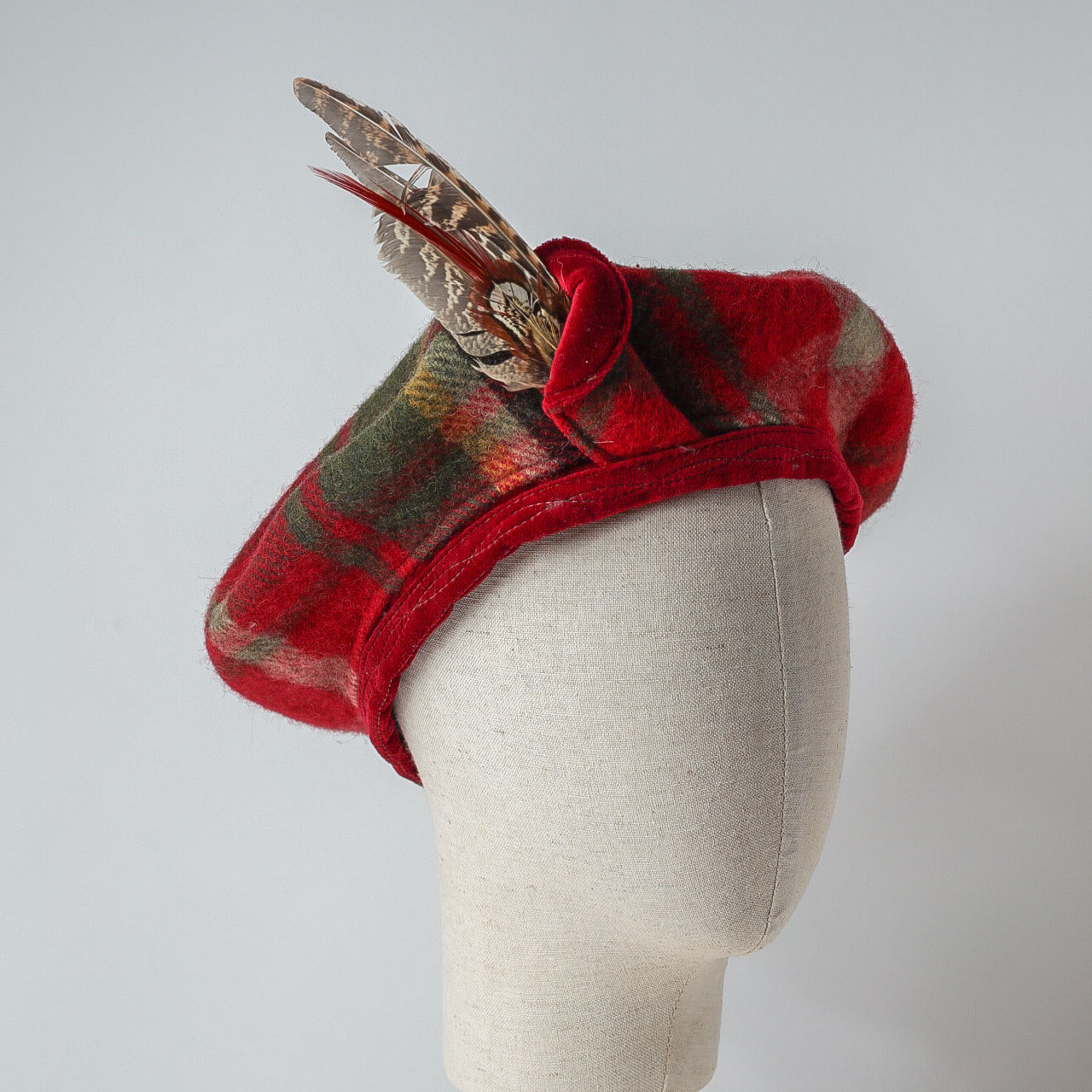 Pure Wool Bonnet - Dark Maple