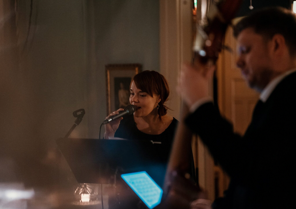 Christmas jazz -konsertti ja illallinen