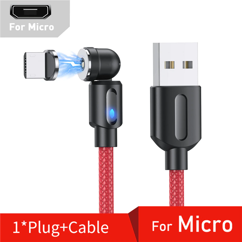 Miniatura: Carregador USLION 540  Cabo Magnético e flexível  USB